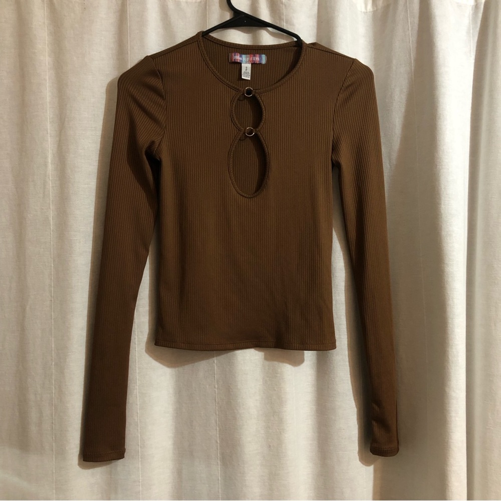 Urban Outfitters keyhole long sleeve
